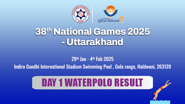 38th National Games 2025 - Day 1 Waterpolo Result